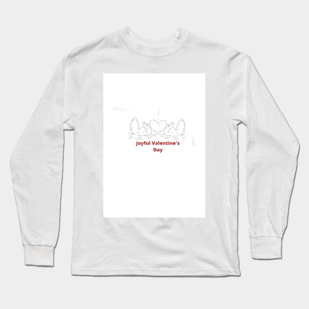 Valentine's Long Sleeve T-Shirt by Gnanadev